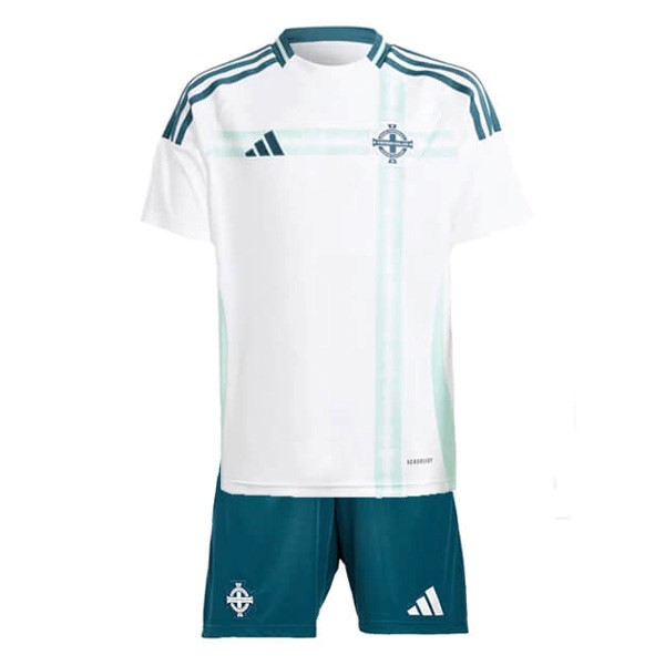 Camiseta Irlanda Del Norte Replica Segunda Ropa Niño 2024